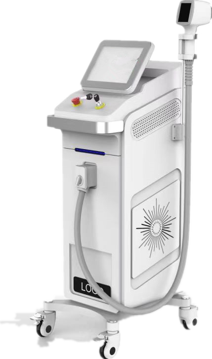 Vertical 808 diode laser beauty salon hair removal machine